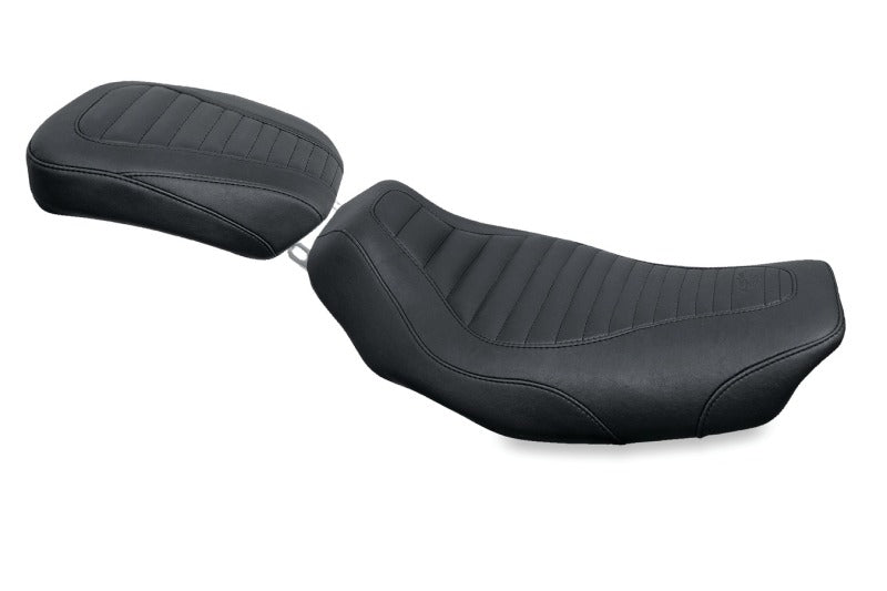 Mustang Motorcycle Mustang 2008-2021 Harley Electra Glide Std,Rd Glide,Rd King,Str Glide Tripper Passenger Seat - Black - 76714