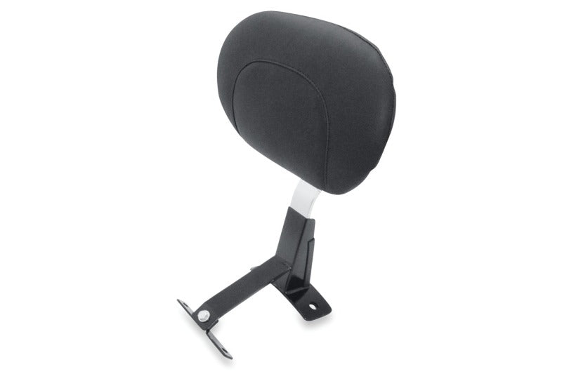 Mustang Motorcycle Mustang 2008-2021 Harley FL Touring Driver Backrest Kit w/Black Pearls - Black - 79611