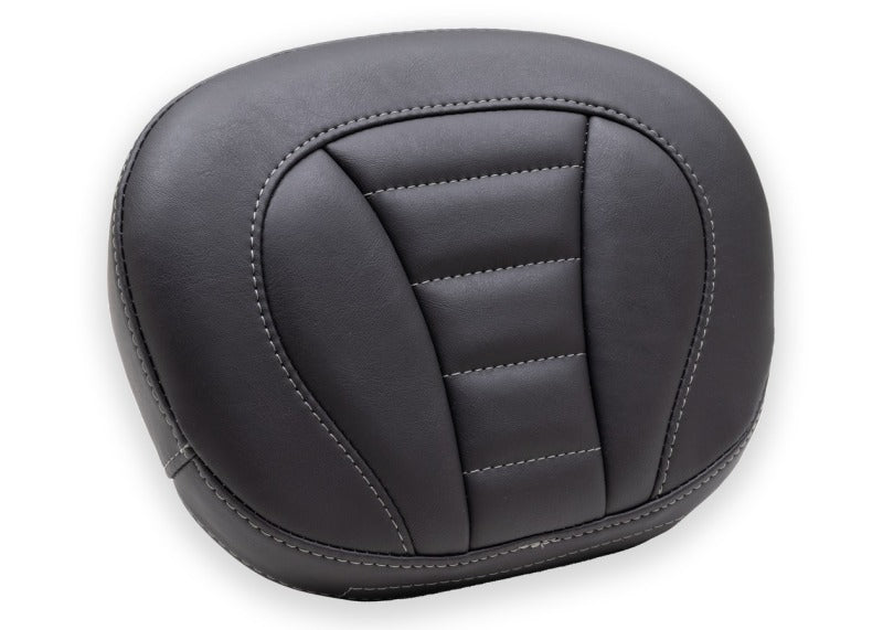 Mustang Motorcycle Mustang 2008-2021 Harley Road King, 2008-2023 Street Glide Trike Sissy Bar Pad (12 inch x 9 inch) - Black - 79015GM