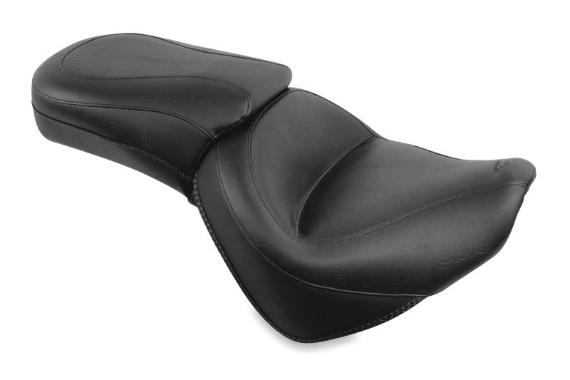 Mustang Motorcycle Mustang 2010-2013 Honda VT1300C Sabre,2010-2016 Stateline, 2010-2015 Interstate 1PC Seat - Black - 76641