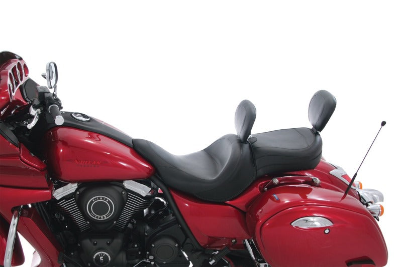 Mustang Motorcycle Mustang 2011-2019 Kawasaki Vulcan 1700, Vaquero Passenger Backrest - Black - 79690