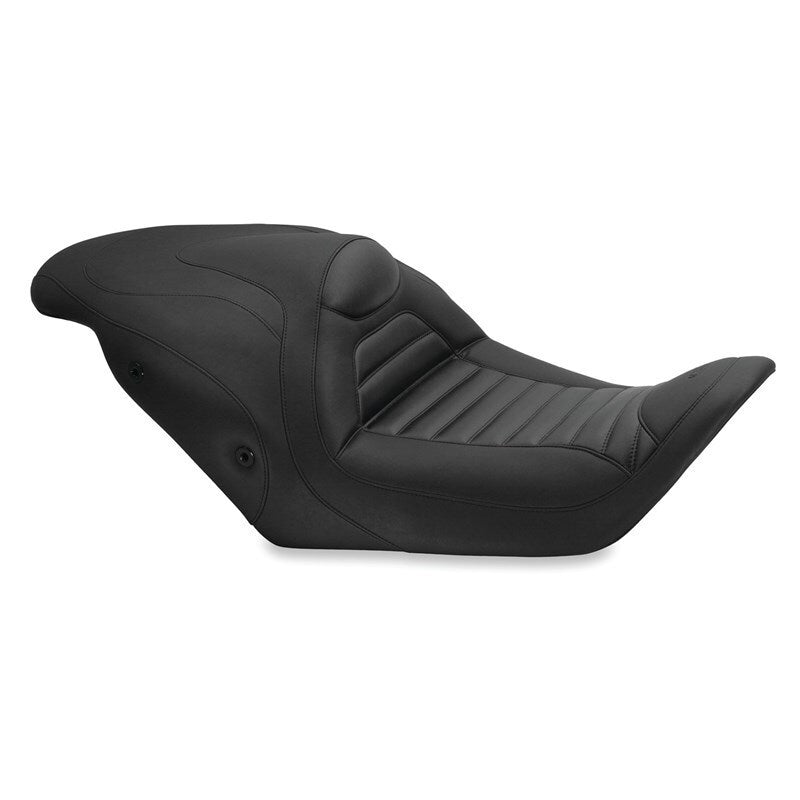 Mustang Motorcycle Mustang 2013-2017 Honda Gold Wing F6B Touring Fastback 1PC Seat Tuck & Roll - Black - 76841
