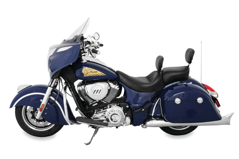 Mustang Motorcycle Mustang 2014-2021 Indian Chieftain,Chief Cl,Dark Horse,Rdmaster,Vint Touring Recessed Pass Seat - Black - 79761