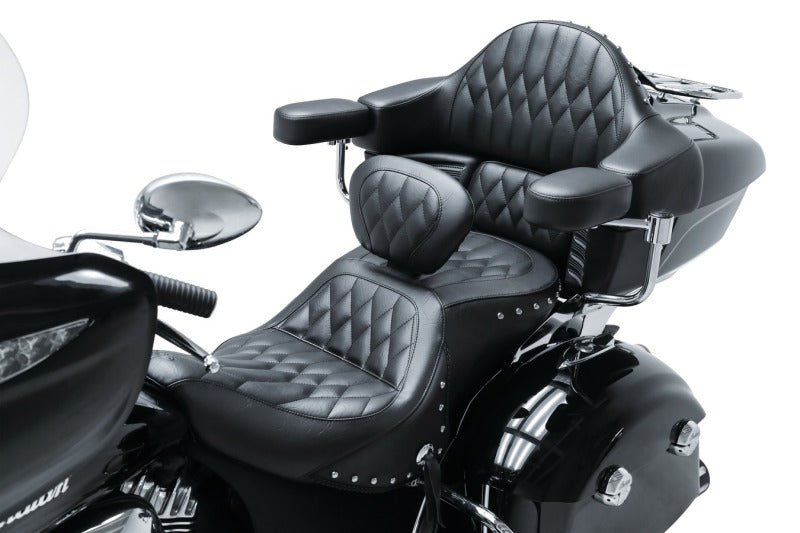 Mustang Motorcycle Mustang 2014-2021 Indian Chieftain,Chief,Dk Horse,Roadmaster,Springfield Touring 1PC Seat - Black - 79664