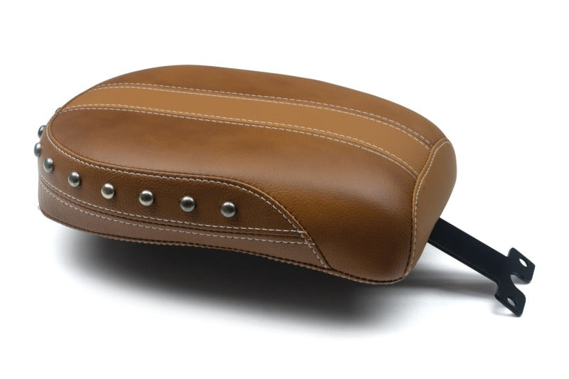 Mustang Motorcycle Mustang 2015-2021 Indian Scout Standard Touring Passenger Seat w/Studs - Brown - 75393MV