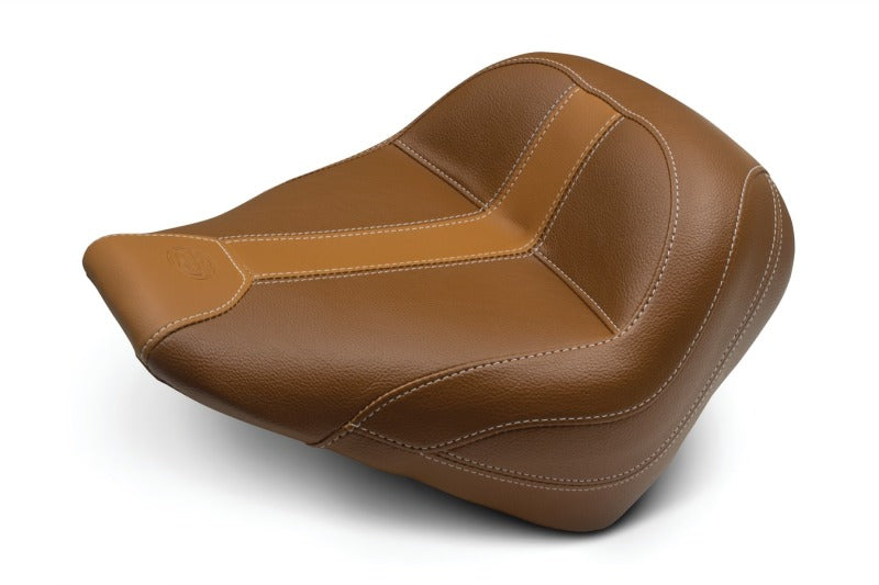 Mustang Motorcycle Mustang 2015-2021 Indian Scout Standard Touring Solo Seat - Brown - 75376MV