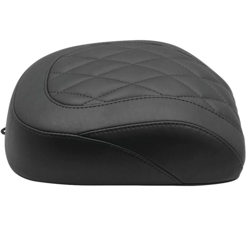 Mustang Motorcycle Mustang 2018-2021 Harley Breakout Wide Tripper Solo Passenger Seat Diamond Stitch - Black - 83063