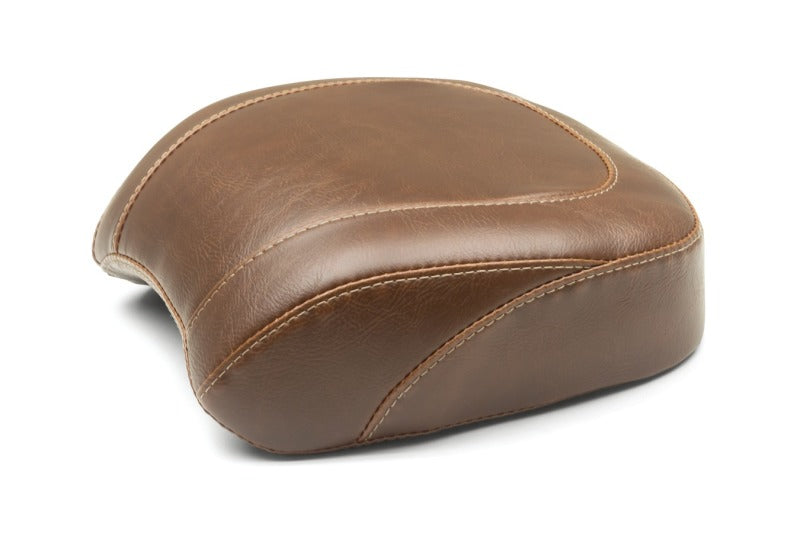 Mustang Motorcycle Mustang 2018-2021 Harley Fat Bob Wide Tripper Passenger Seat - Brown - 83012