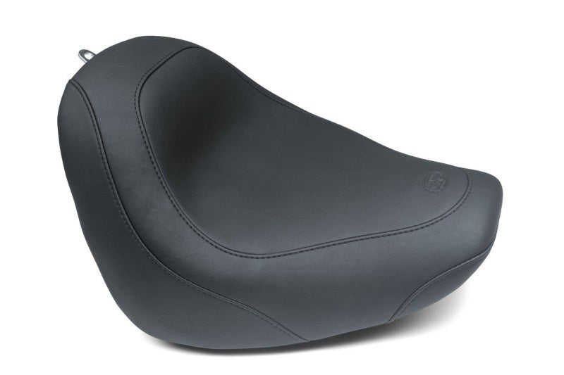 Mustang Motorcycle Mustang 2018-2021 Harley Fat Bob Wide Tripper Solo Seat - Black - 75704