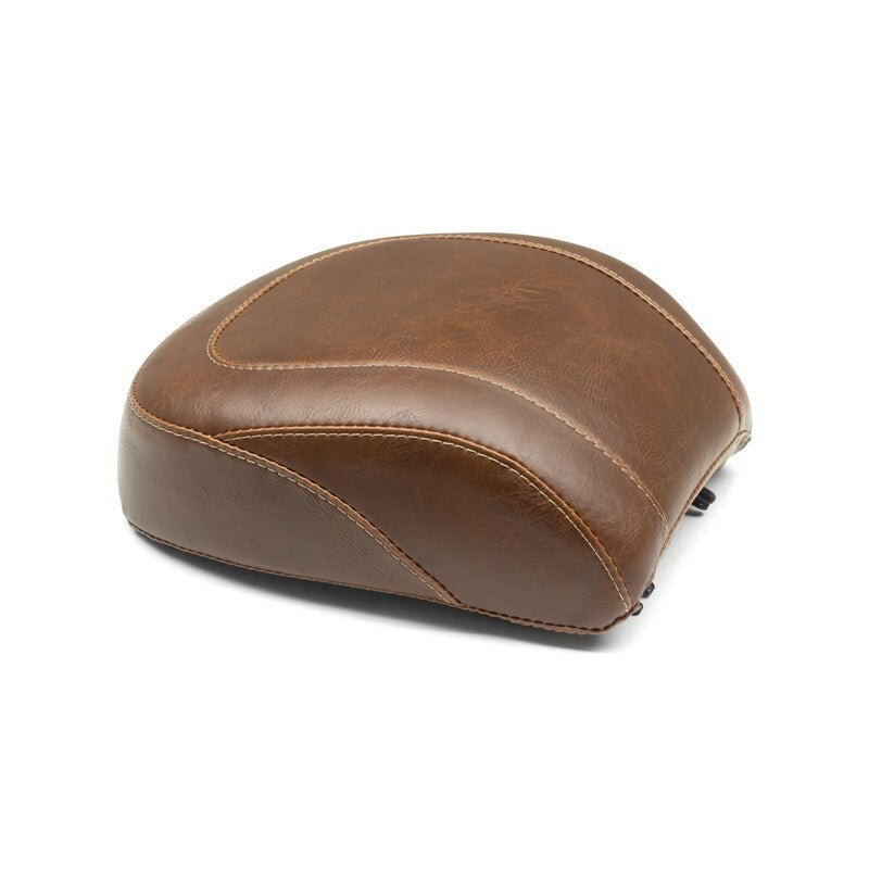 Mustang Motorcycle Mustang 2018-2021 Harley Fat Boy Wide Tripper Passenger Seat - Brown - 83021