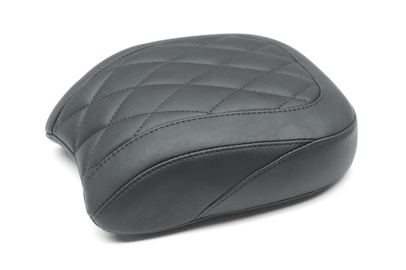 Mustang Motorcycle Mustang 2018-2021 Harley Low Rider, Sport Glide Wide Tripper Passenger Seat Diamond Stitch - Black - 83045