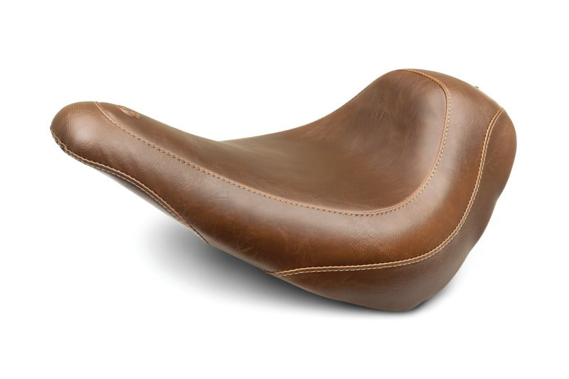 Mustang Motorcycle Mustang 2018-2021 Harley Low Rider, Sport Glide Wide Tripper Solo Seat - Brown - 83038