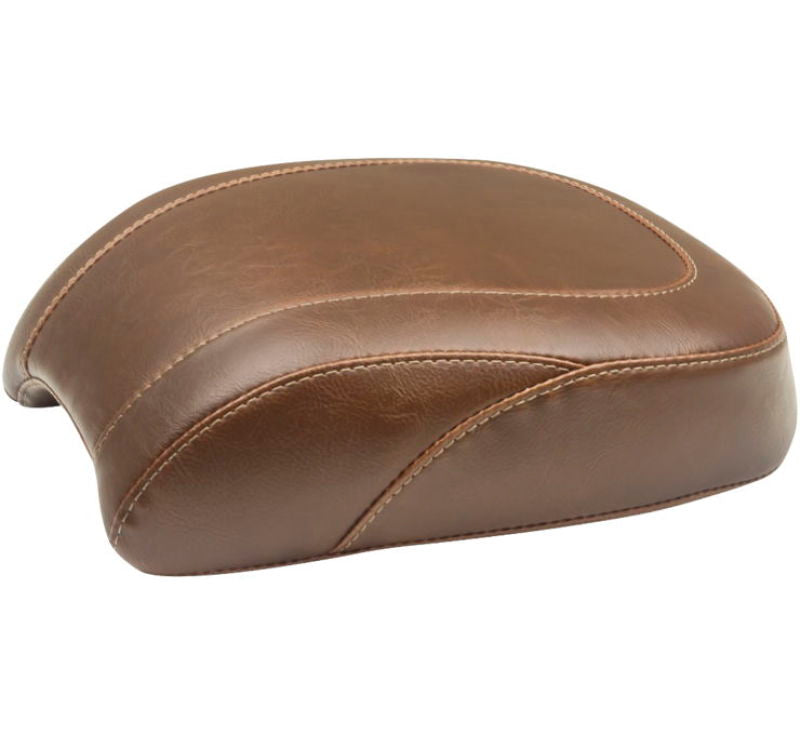 Mustang Motorcycle Mustang 2018-2021 Harley Softail Slim Wide Tripper Passenger Seat - Brown - 83051