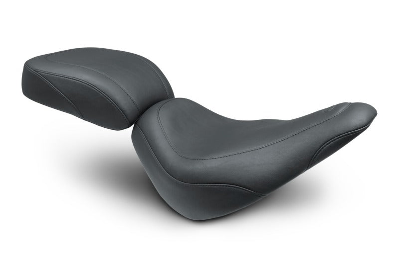 Mustang Motorcycle Mustang 2018-2021 Harley Softail Slim Wide Tripper Solo Seat - Black - 75063