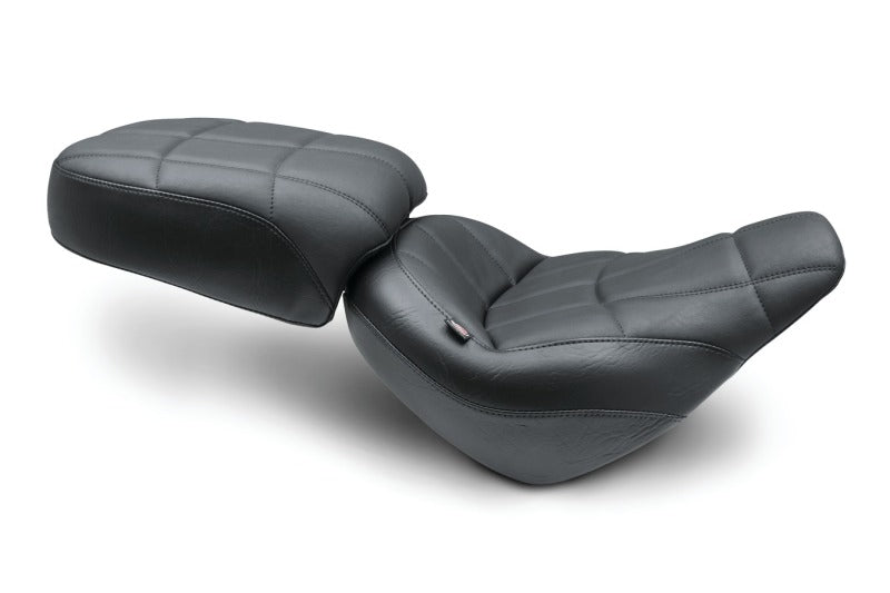 Mustang Motorcycle Mustang 2018-2021 Harley Street Bob Standard Touring Passenger Seat Cube - Black - 75161