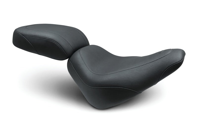 Mustang Motorcycle Mustang 2018-2021 Harley Street Bob Wide Tripper Passenger Seat - Black - 75163
