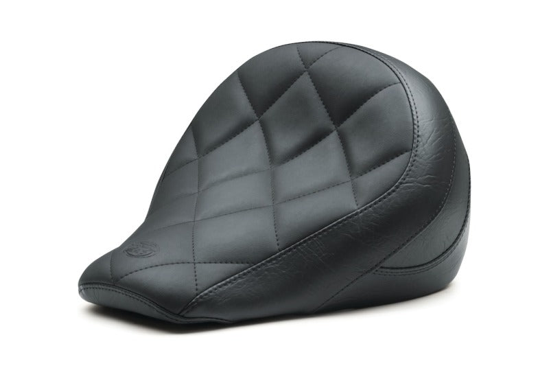 Mustang Motorcycle Mustang 2018-2021 Indian Scout Bobber Standard Touring Solo Seat Diamond Stitch - Black - 76842