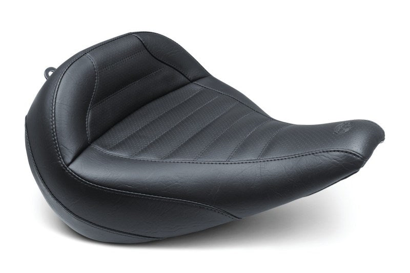 Mustang Motorcycle Mustang 2018-2023 Harley Fat Boy Standard Touring Solo Seat - Black - 75832