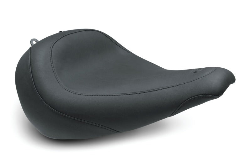 Mustang Motorcycle Mustang 2018-2023 Harley Fat Boy Wide Tripper Solo Seat - Black - 75834