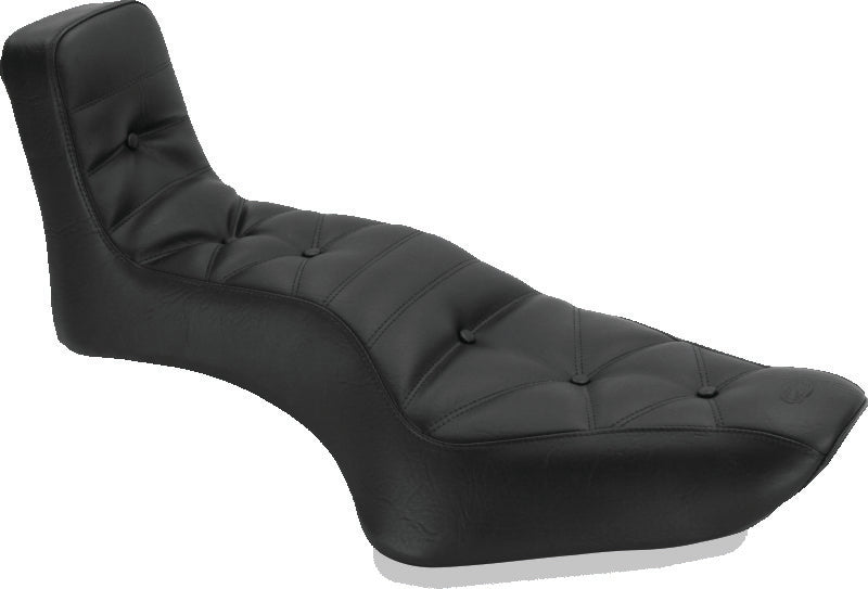 Mustang Motorcycle Mustang 2023-2024 HD CVO Road Glide(ST), 2024 Rd Glide and Street Glide Deluxe Pass Arm Backrest - Black - 88403