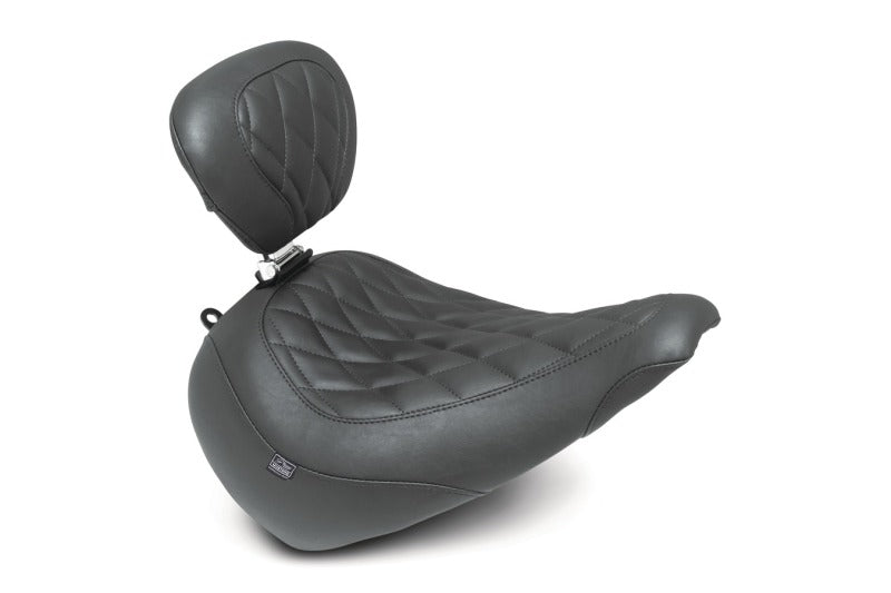 Mustang Motorcycle Mustang 2023-2025 Harley Breakout Wide Tripper Solo with backrest Black - 89027