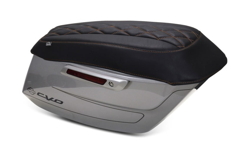 Mustang Motorcycle Mustang 2023-2025 Harley CVO Road Glide (ST) Deluxe Diamond Saddlebag Lid Covers - 88470MO