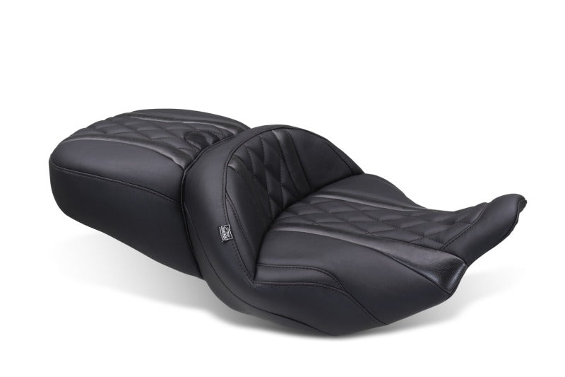 Mustang Motorcycle Mustang 2023-2025 Harley CVO Road Glide (ST) Super Touring Standard Reach One-Piece, 2 UP Black - 89411