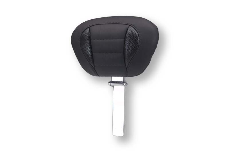 Mustang Motorcycle Mustang 2023-2026 Harley CVO Road Glide, Street Glide, Deluxe ST Driver Backrest Blk w/ Blk Thread - 89486