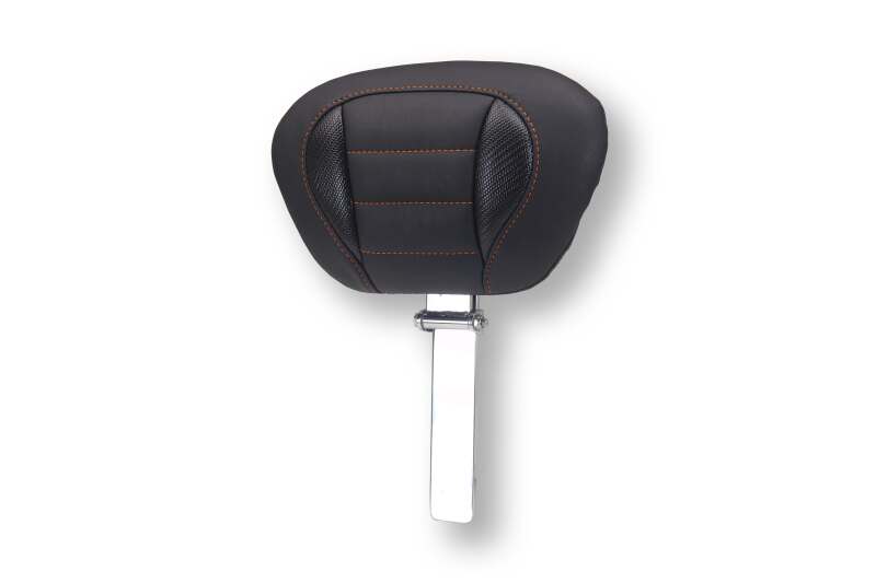 Mustang Motorcycle Mustang 2023-2026 Harley CVO Road Glide, Street Glide, Deluxe ST Driver Backrest Blk w/ M Org Thread - 89486MO