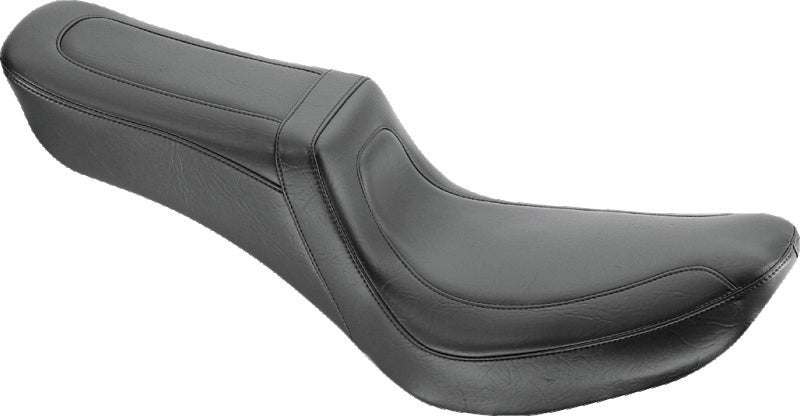 Mustang Motorcycle Mustang 2058-1984 Harley FX/FL Squareback 1PC Seat - Black - 75619
