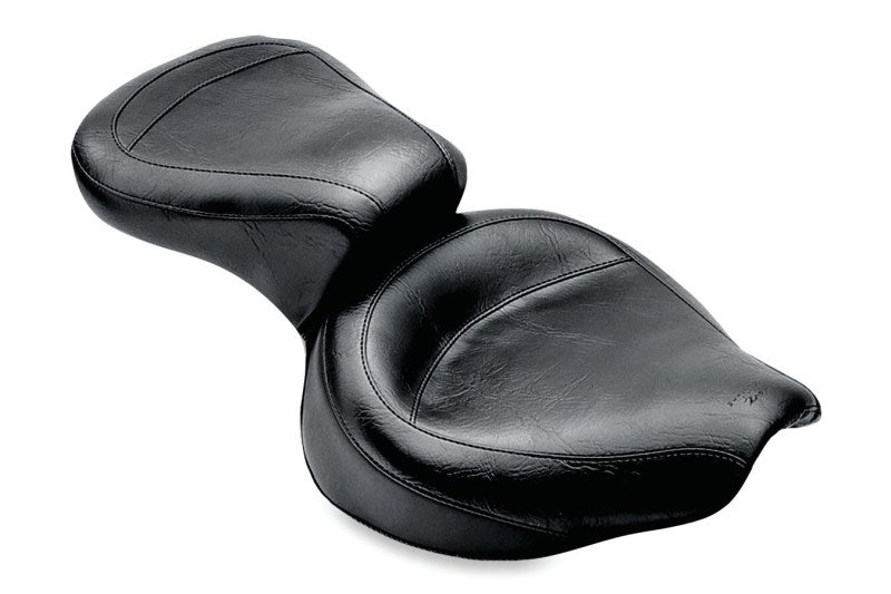 Mustang Motorcycle Mustang 2058-1984 Harley FX/FL Wide Touring 1PC Seat - Black - 75734