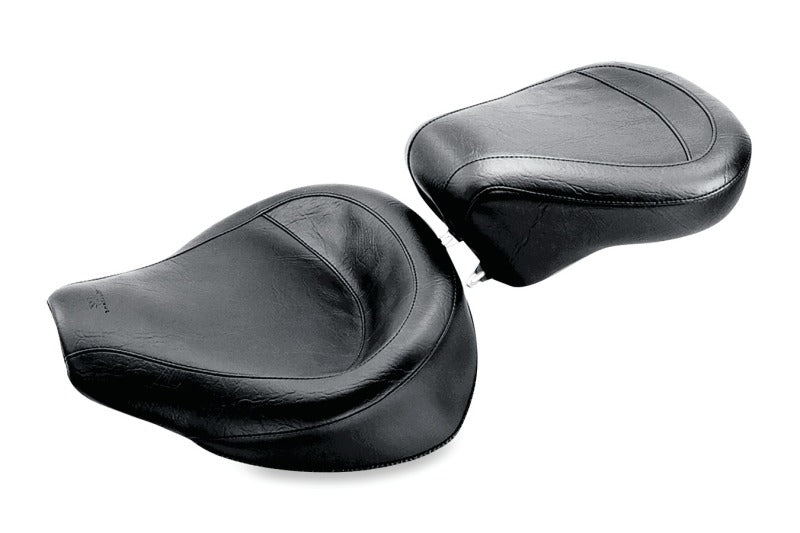 Mustang Motorcycle Mustang 2058-1984 Harley FX/FL Wide Touring Solo Seat - Black - 75756