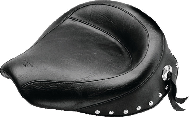 Mustang Motorcycle Mustang 2058-1984 Harley FX/FL Wide Touring Solo Seat w/Studs- Black - 75527
