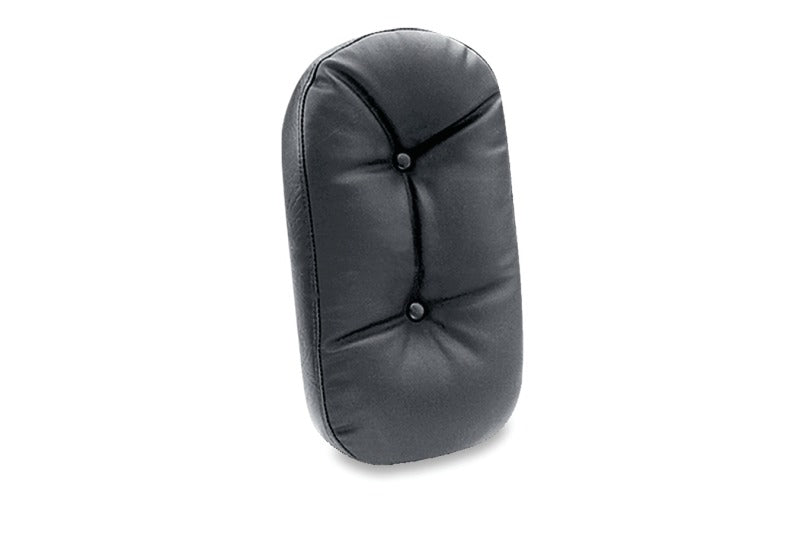 Mustang Motorcycle Mustang Harley Medallion Style Sissy Bar Pad Regal (7 inch x 12.5 inch) - Black - 79037