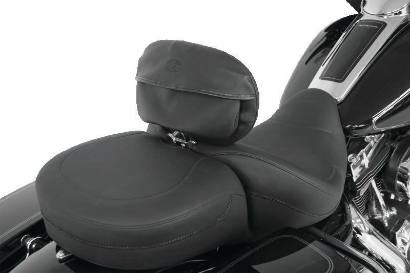 Mustang Motorcycle Mustang Harley Standard Touring Driver Backrest Pouch Cover - Black - 77621