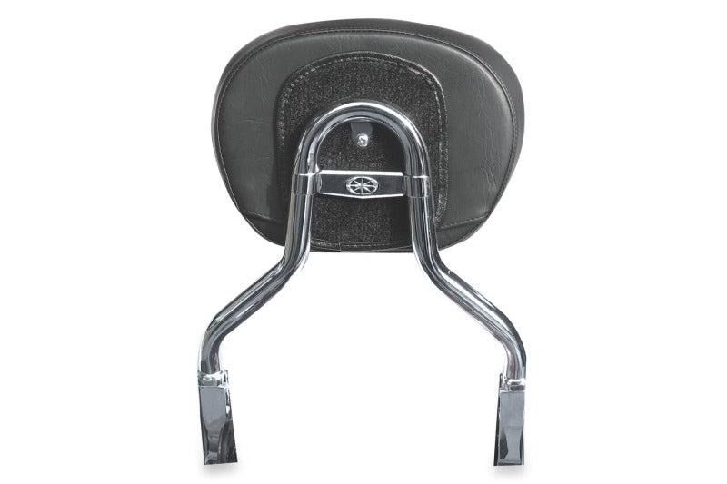 Mustang Motorcycle Mustang Yamaha Cruiser Accessories Sissy Bar Pad (12 inch x 9 inch) - Black - 75259