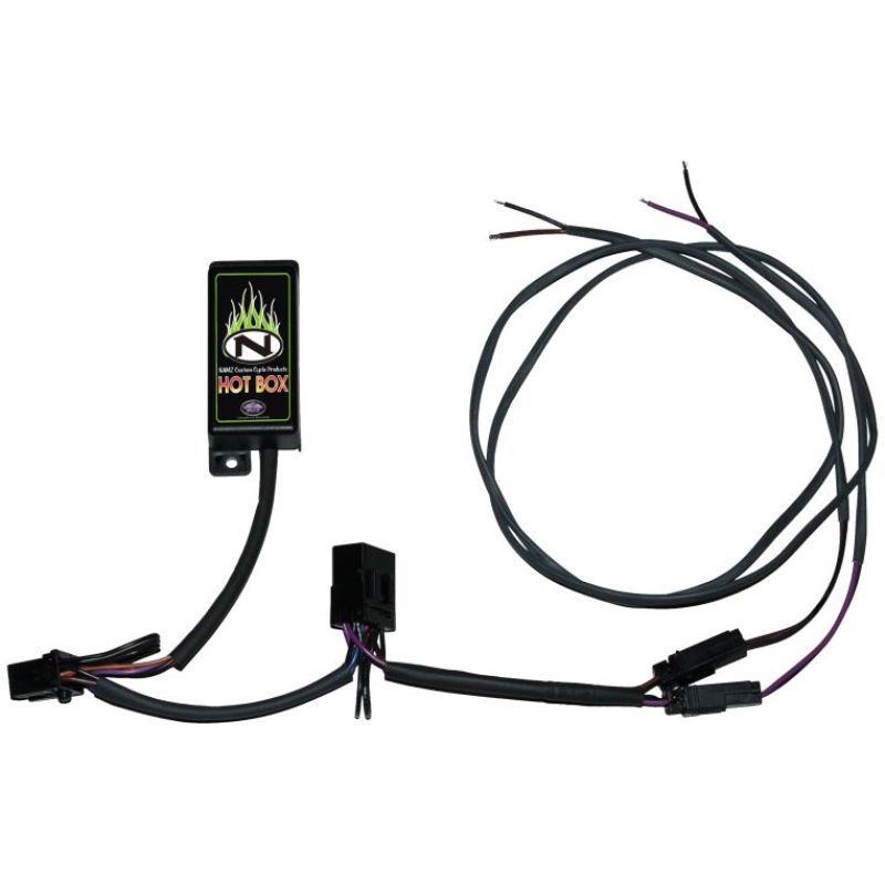 NAMZ 1996-2009 V-Twin (Excl. XL) Plug-N-Play Hot Box Fender Harness w/Saddlebag Pigtails (Run/Turn ONLY) - NHB-B03