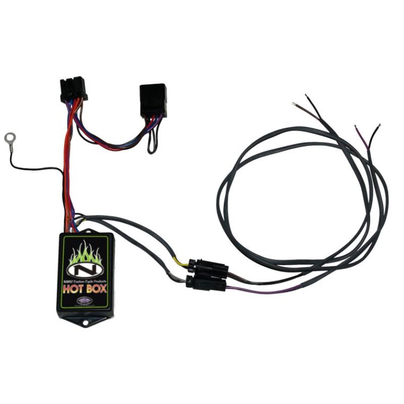 NAMZ 1999-2003 V-Twin Sportster Plug-N-Play Hot Box Fender Harness w/Saddlebag Pigtails (Run/Brake/Turn) - NHB-B02