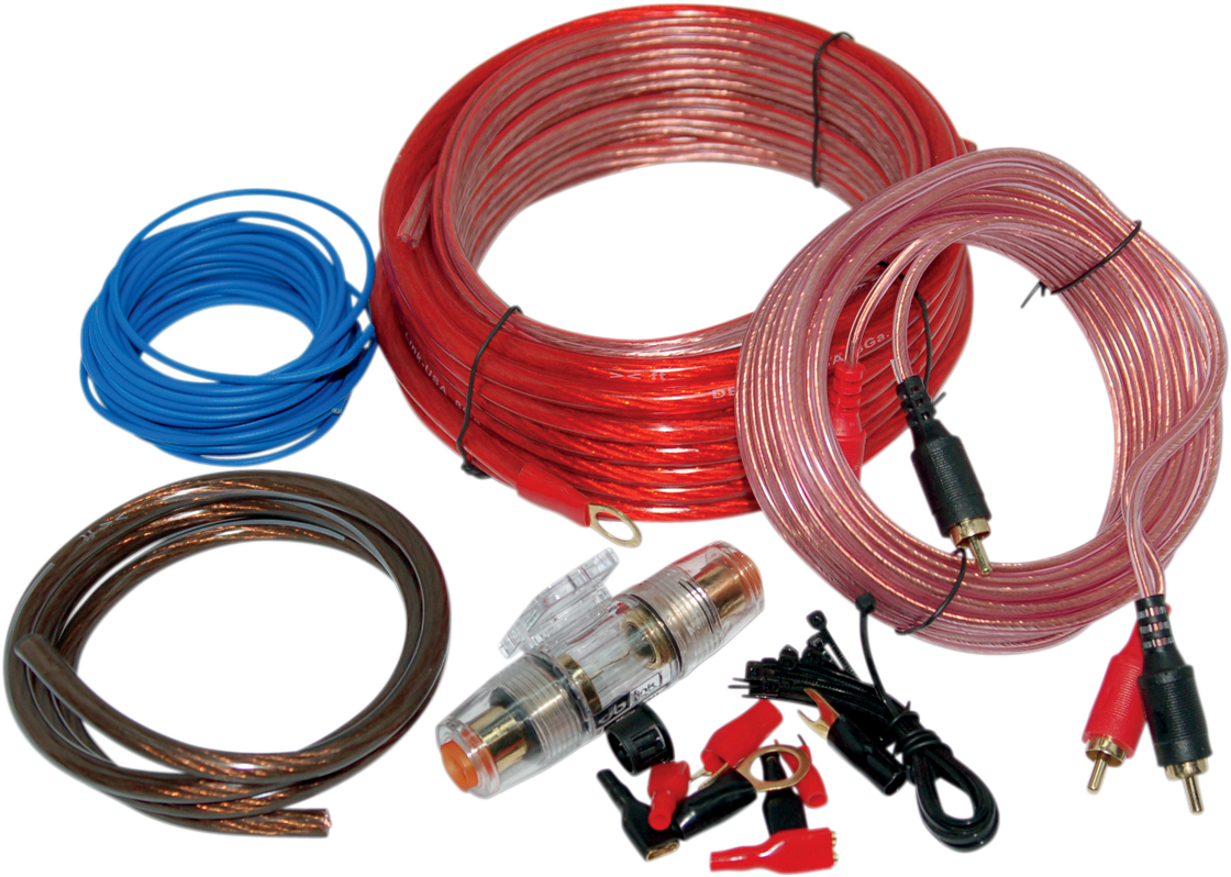 NAMZ Amplifier Install Kit w/ 8-Gauge Wire - Amp Install Kit / 8- Gauge Wire 2120-0534