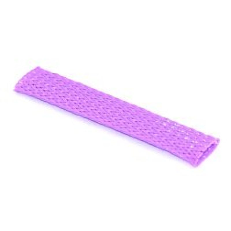 NAMZ Braided Flex Sleeving 10ft. Section (3/8in. ID) - Violet - NBFS-VI