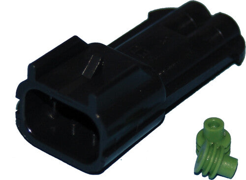 NAMZ CUSTOM CYCLE Delphi WeatherPack Male Connectors - NDP-38062