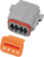 NAMZ CUSTOM CYCLE Deutsch DT Plug and Wedgelock - DP-8G