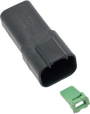 NAMZ CUSTOM CYCLE Deutsch DT Receptacle and Wedgelock - DR-4B