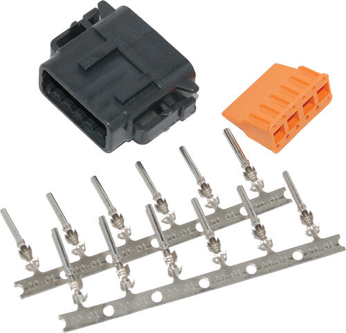 NAMZ CUSTOM CYCLE Deutsch DTM Plug and Wedgelock - MDP-12B