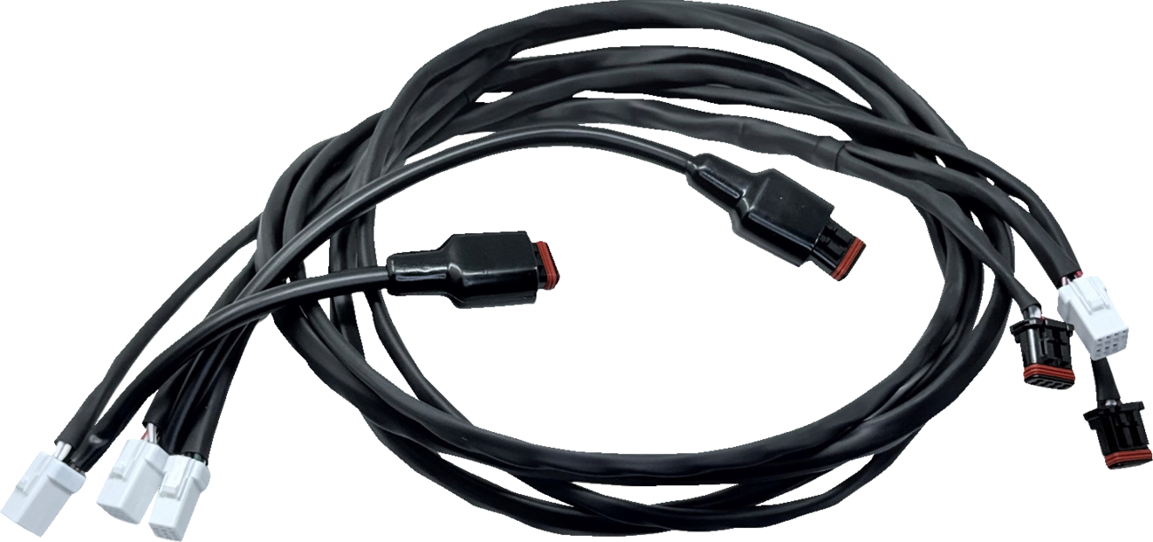 NAMZ Handlebar Switch and Throttle-by-Wire Harness Extension Kit - Throttle-By-Wire Extension Harness / Handlebar/Switch / 50" / Softail 2120-1446
