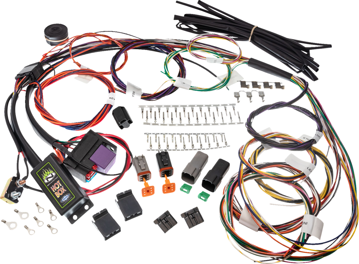 NAMZ Turn Signal Harness Kit - Harness Kit / Turn Signal / White/Amber LED 2120-1403