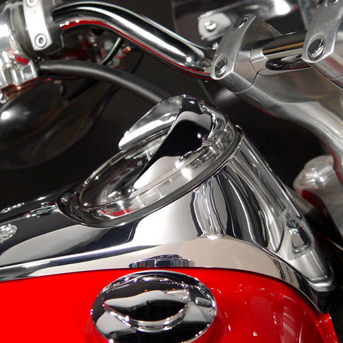 NATIONAL CYCLE Chrome Speedometer Cowl - N7821
