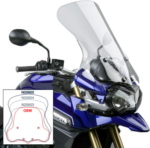 NATIONAL CYCLE Fairing Mount V-Stream Windscreen - N20605
