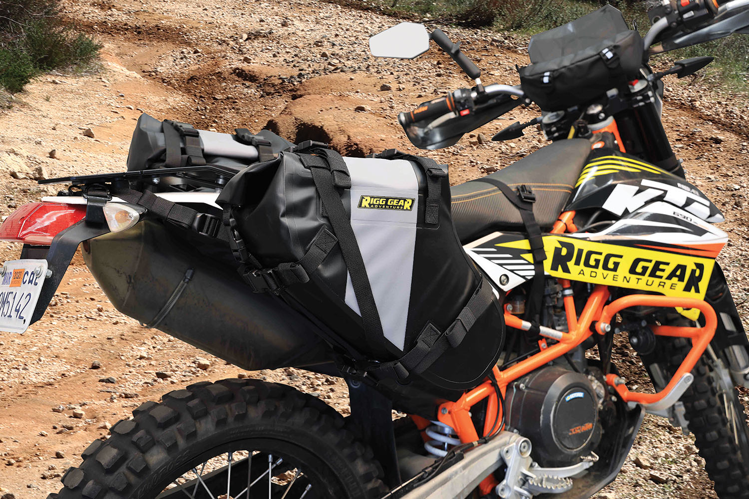 NELSON RIGG Dualsport Saddlebag - Hurricane Dual Sport Saddlebags / Black/Gray 3501-1967