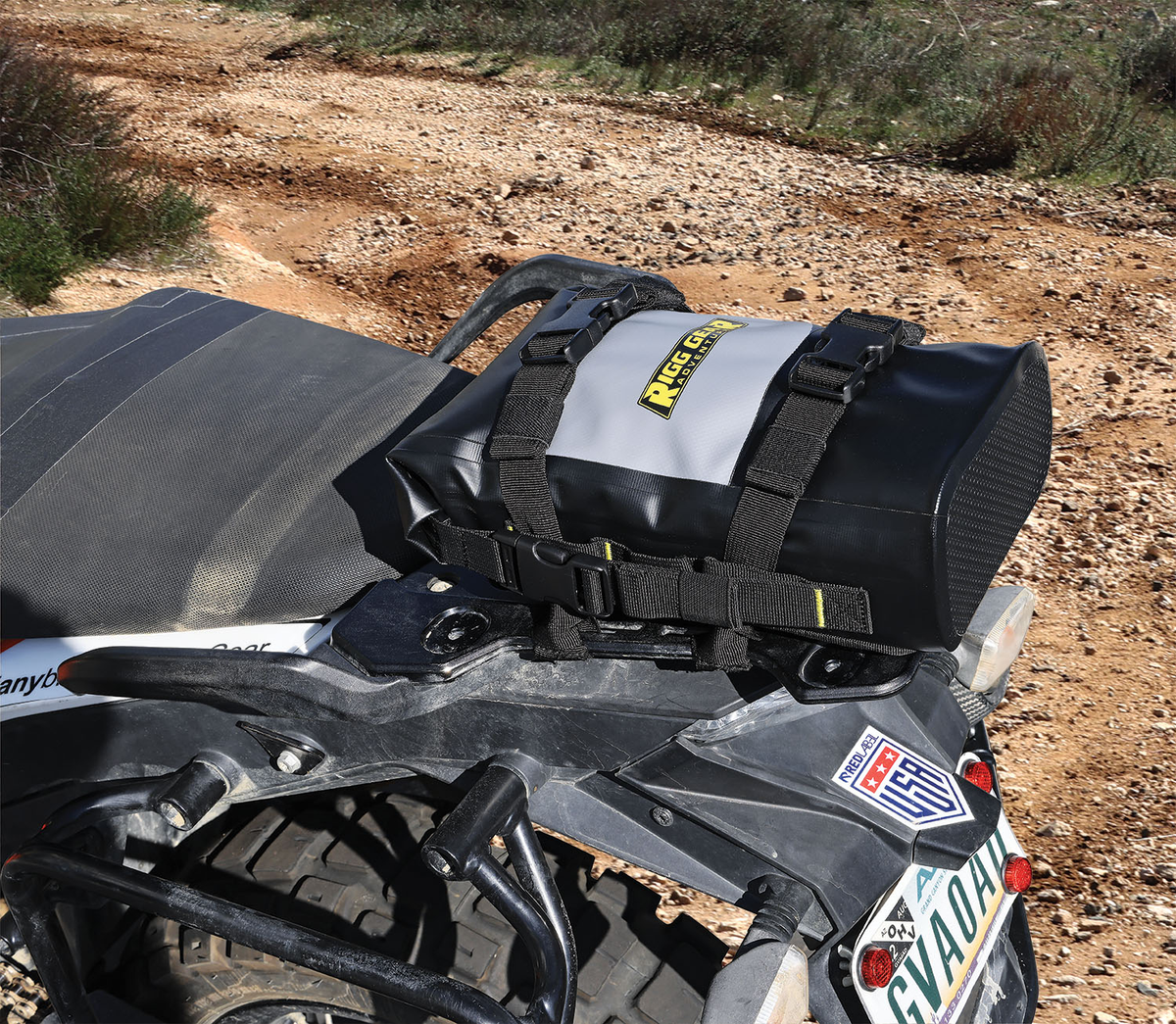 NELSON RIGG Hurricane RiggPak Crash Bar/Tail Bag - Black/Gray 3516-0401